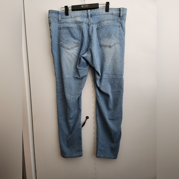 Jeans size 18 Distressed light blue - Picture 3 of 9